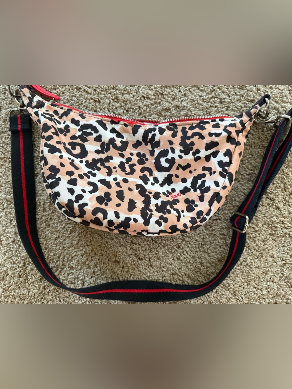 Brighton Love Leopard-Print Crossbody Bag